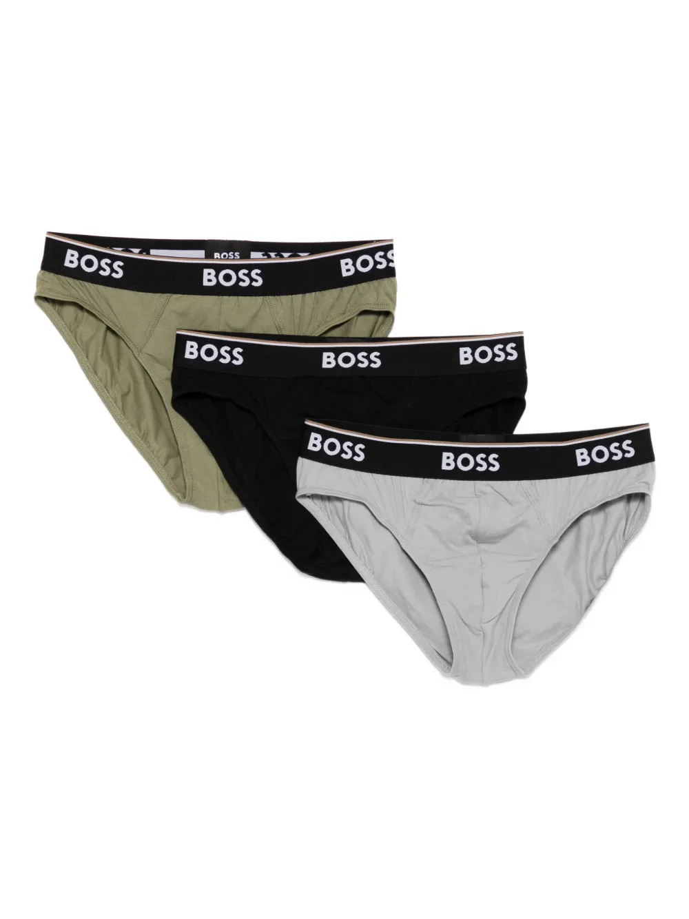 BOSS logo briefs (set of three) | Black | Image 1