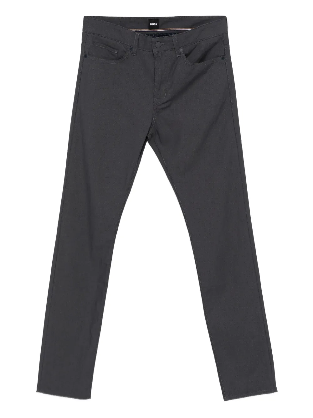 BOSS Katoenen broek Grijs