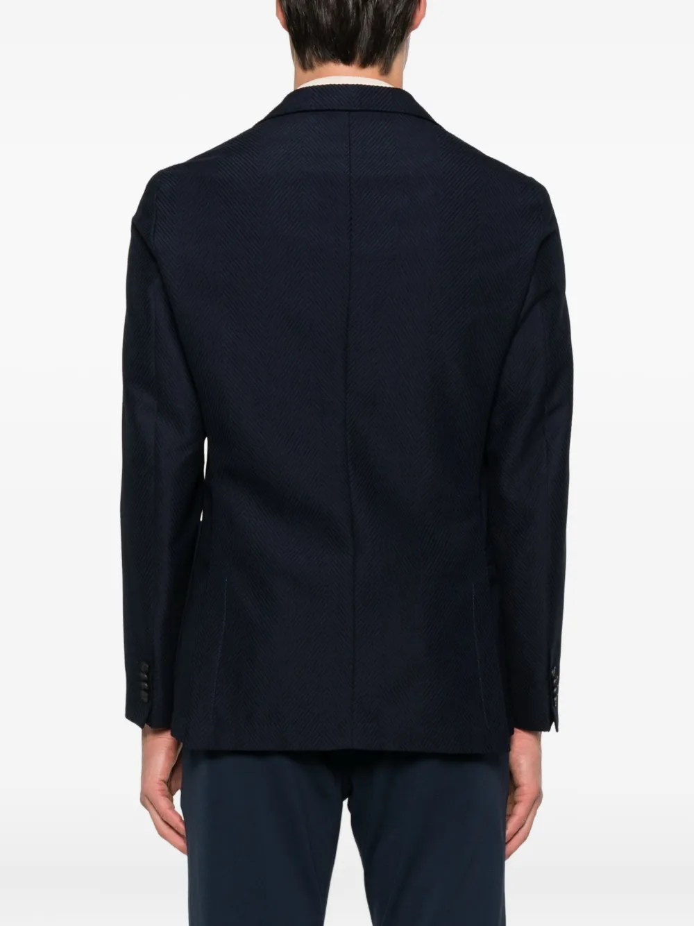 BOSS Jack met dubbele rij knopen Blauw