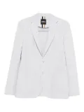 BOSS checked cotton-blend jacket - Grey