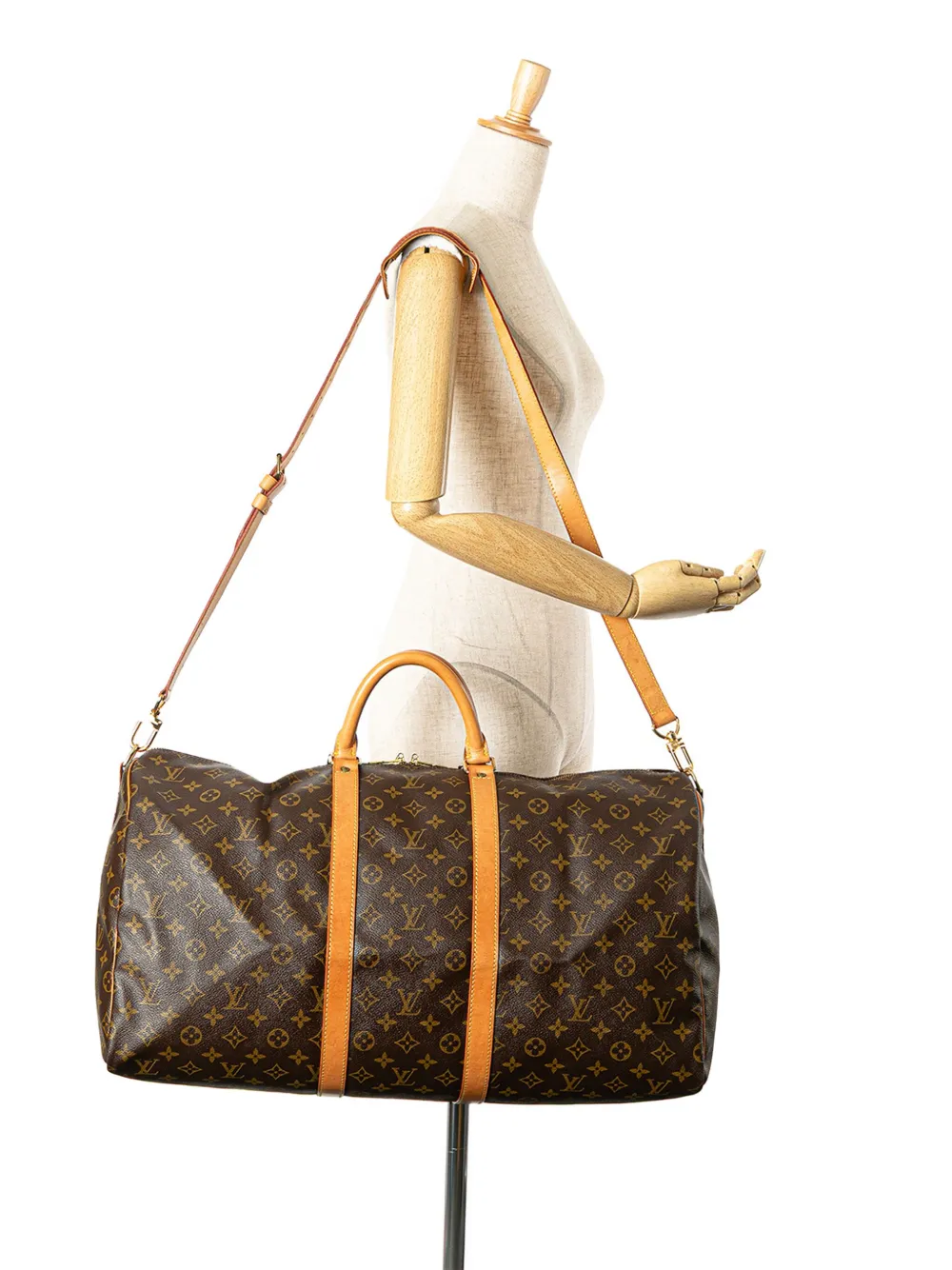 Louis Vuitton Pre-Owned 1995 Monogram Keepall Bandouliere 55 travel bag | Pre-Owned | Image 2