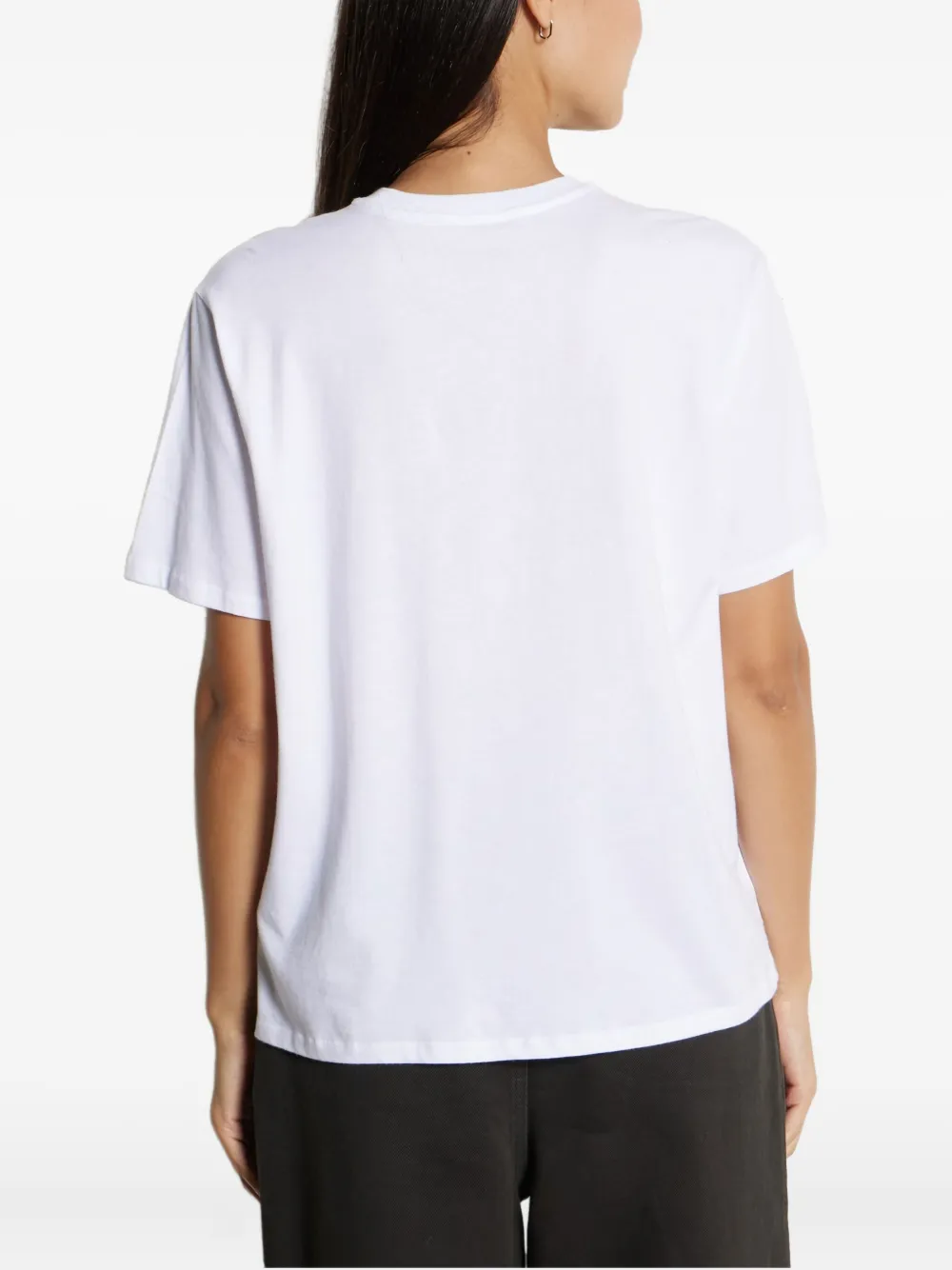 Majestic Crew-neck T-shirt In White