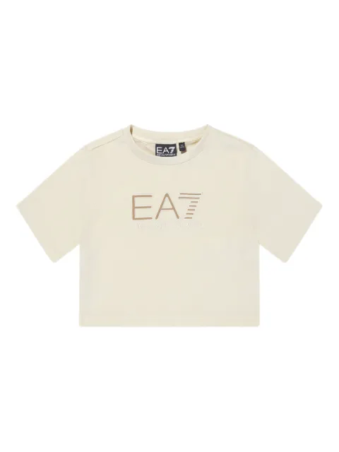 Emporio Armani Kids logo-embroidered T-shirt