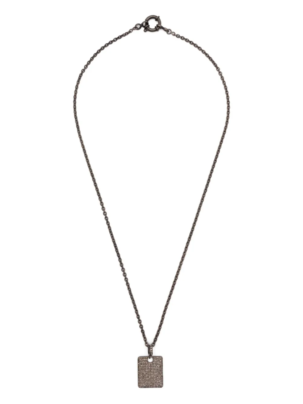 KUNDO diamond-pendant necklace | argent | Image 1