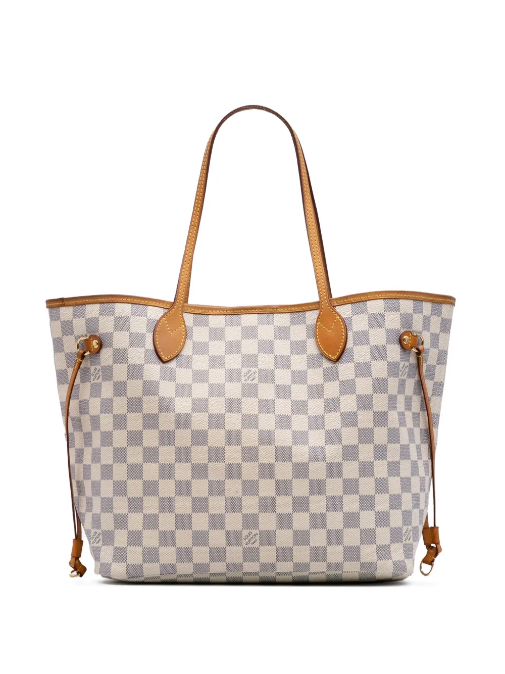 Louis Vuitton Pre-Owned 2013 Damier Azur Neverfull MM tote bag | White | Image 1