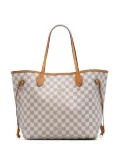 Louis Vuitton Pre-Owned 2013 Damier Azur Neverfull MM tote bag - White