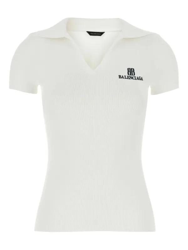 Balenciaga リブ Tシャツ | ホワイト | FARFETCH JP