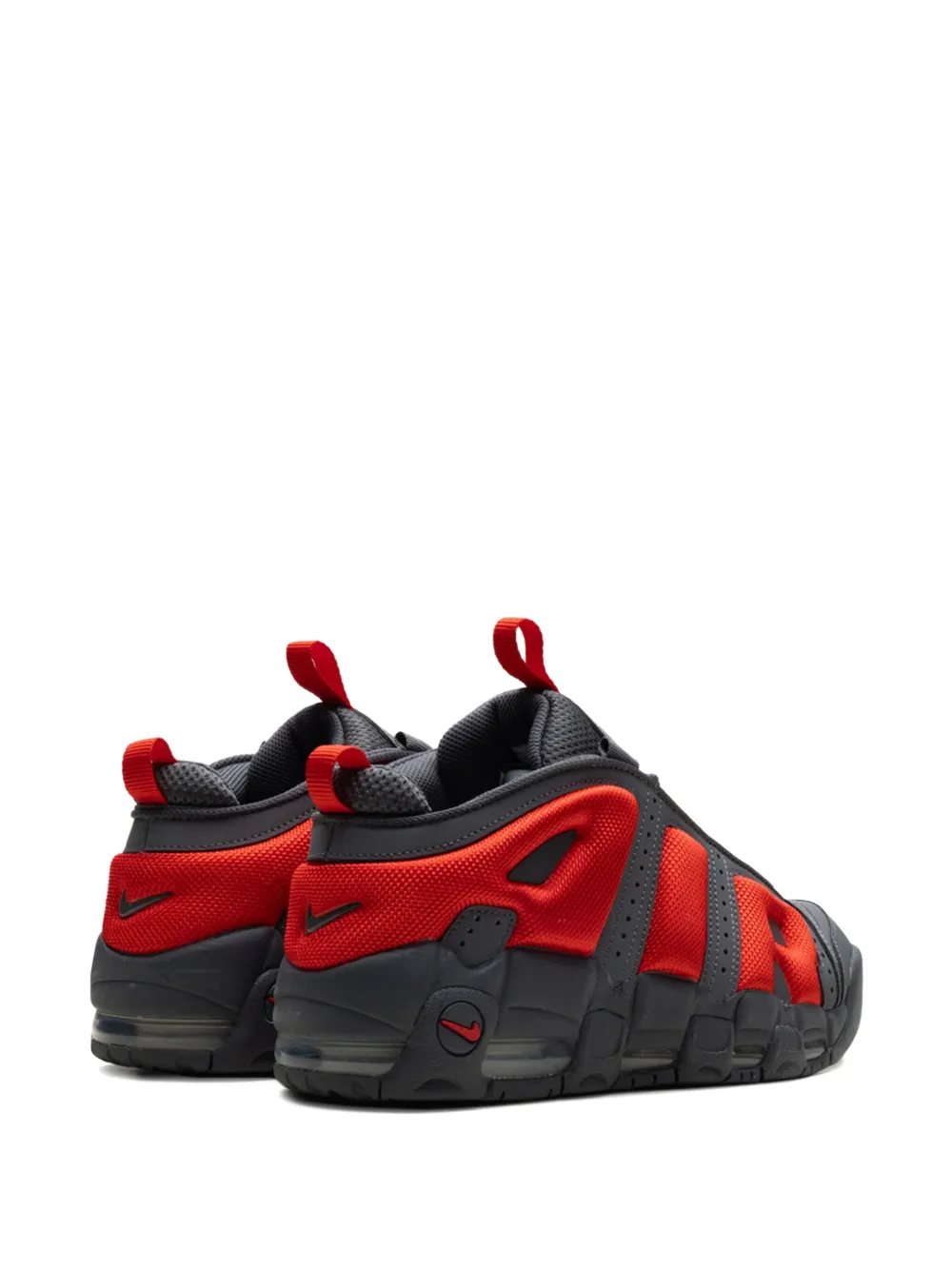 Nike Air More Uptempo "Dark Grey Metallic Silver Light Crimson" sneakers Grijs