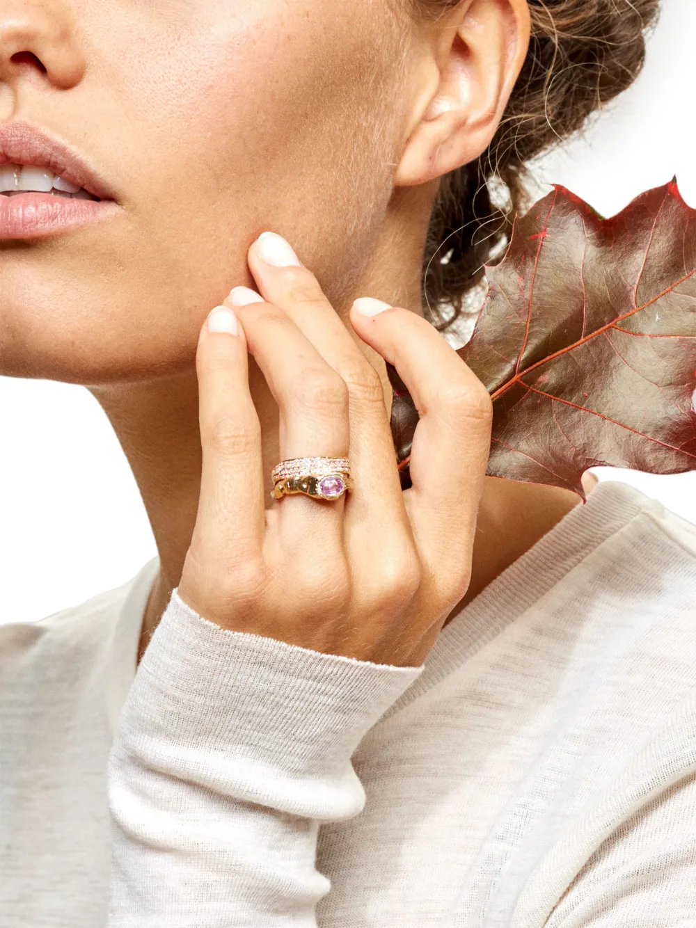  Alice Waese 14kt Yellow Gold Norma Coma Sapphire Ring 