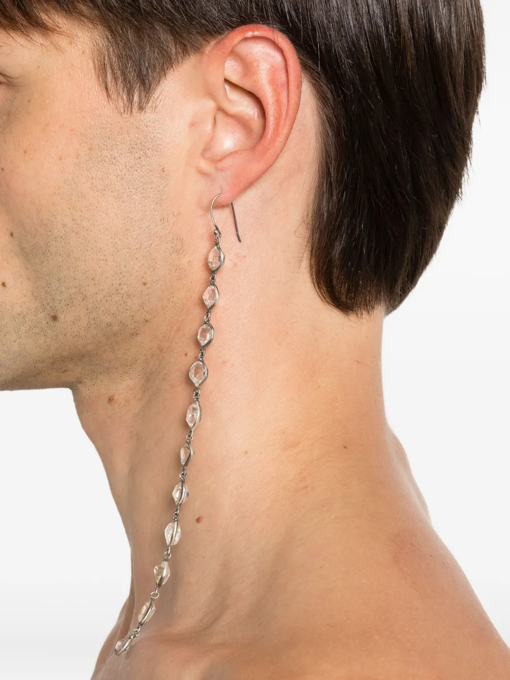 KUNDO quartz drop earrings | Women | Image 2
