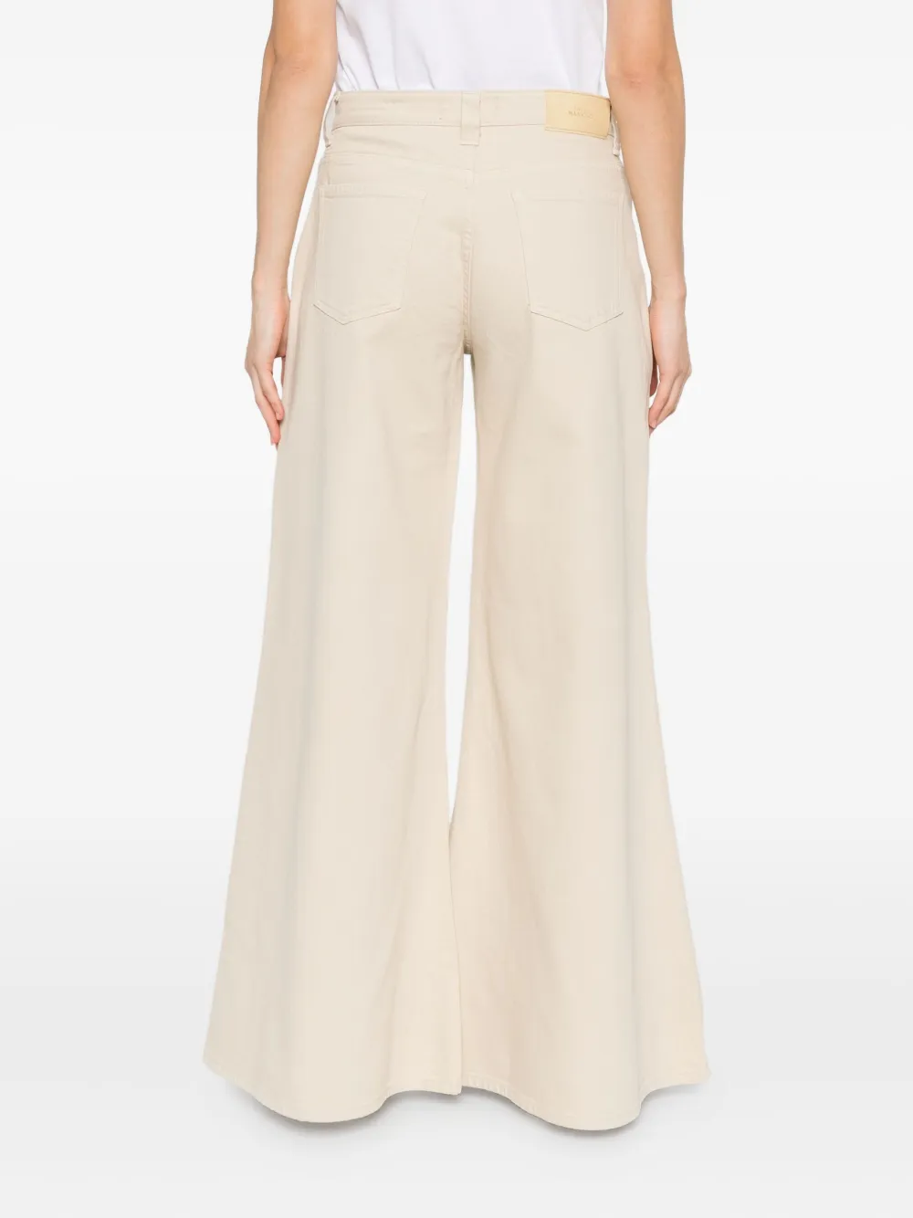 7 For All Mankind Straight broek met zak Beige