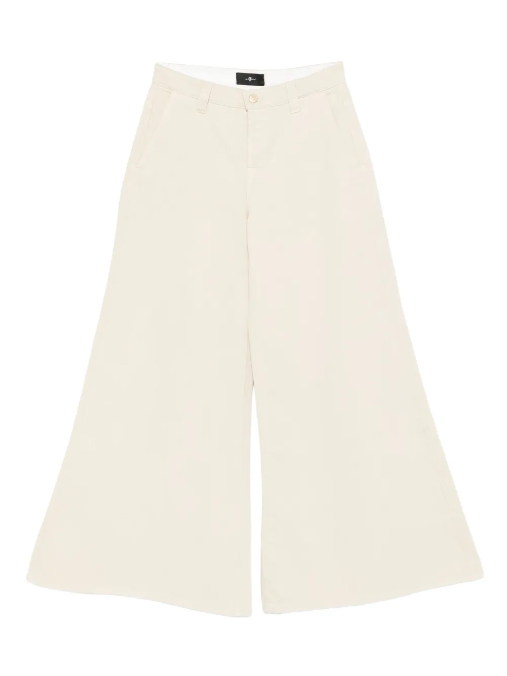 7 For All Mankind Straight broek met zak Beige