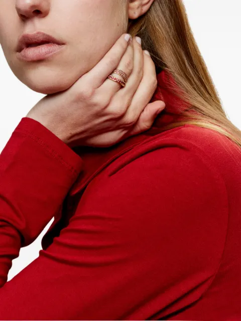 Alice Waese 14kt yellow gold Atlas ruby ring