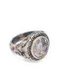 KUNDO hammered sterling silver ring