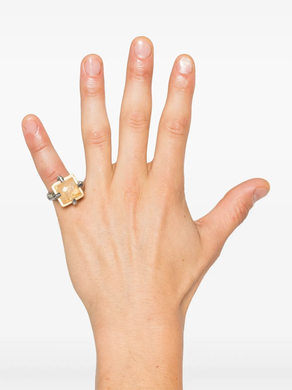 KUNDO gold-plated quartz ring | Men | Image 2