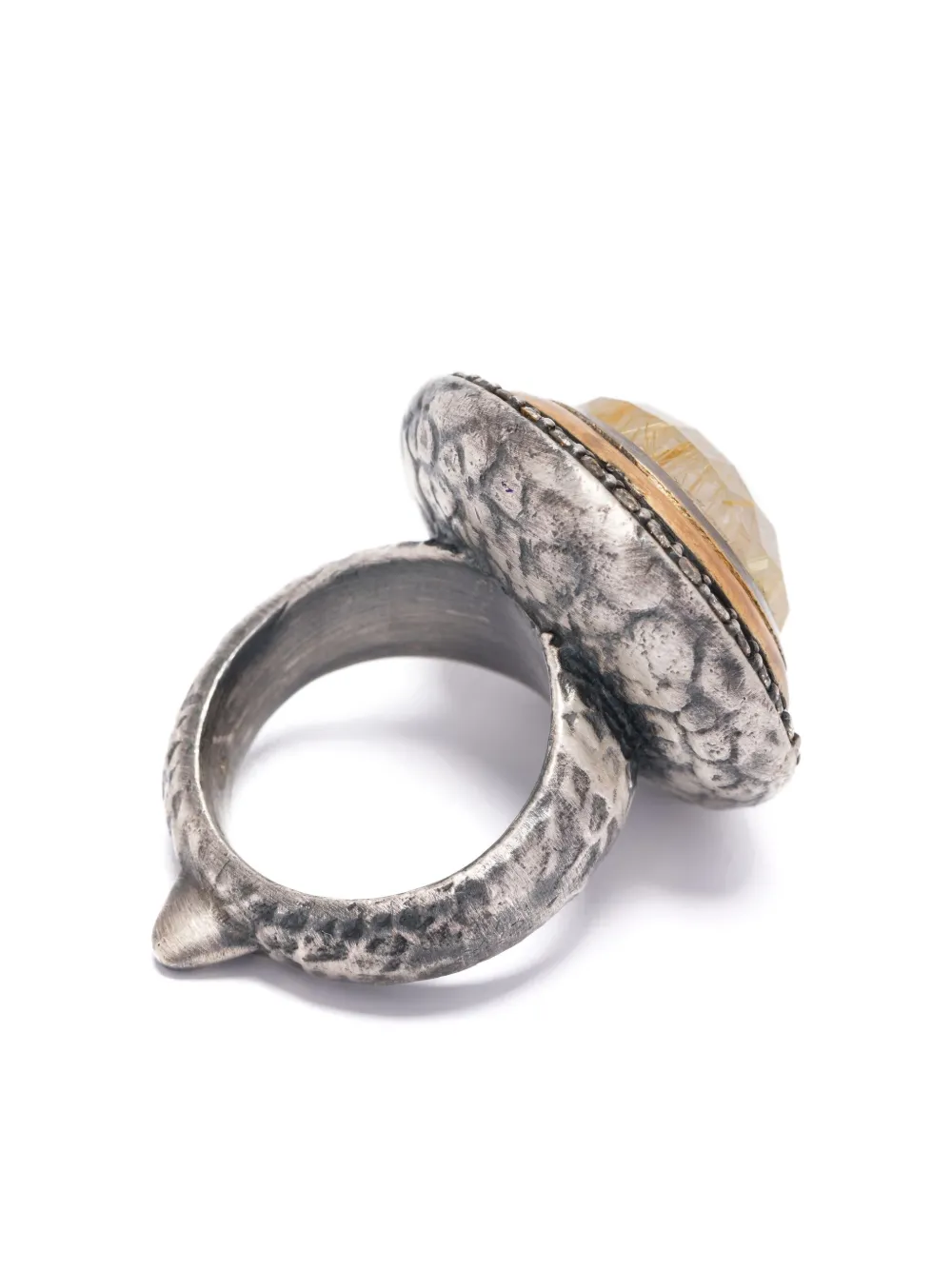 Hammered Sterling-Silver Ring