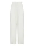 Lethicia Bronstein Willow lace-insert trousers - White