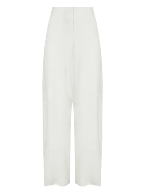 Lethicia Bronstein Willow lace-insert trousers