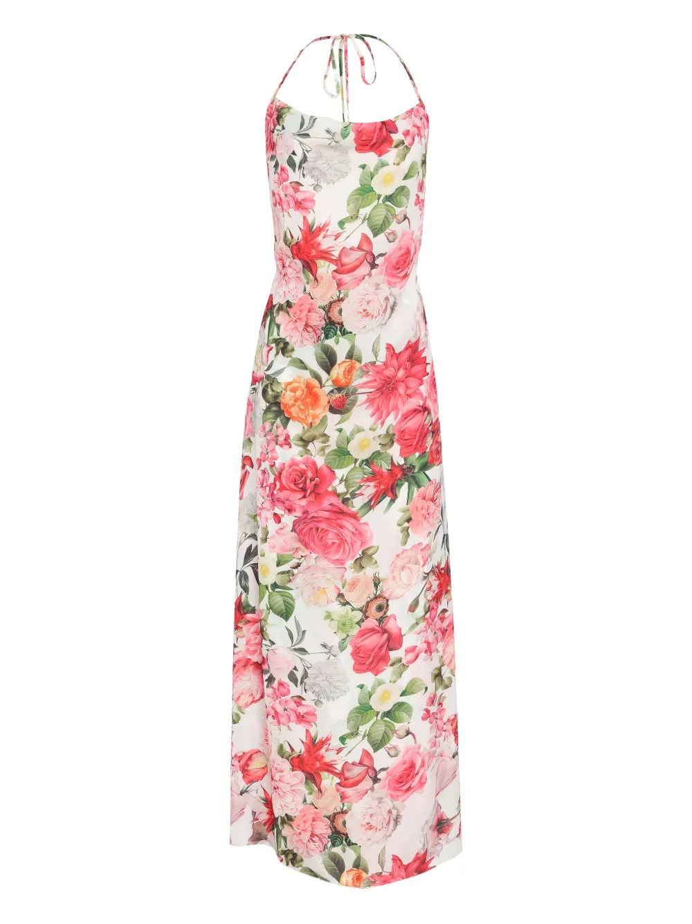 Lethicia Bronstein Anturio maxi-jurk met bloemenprint en col Roze
