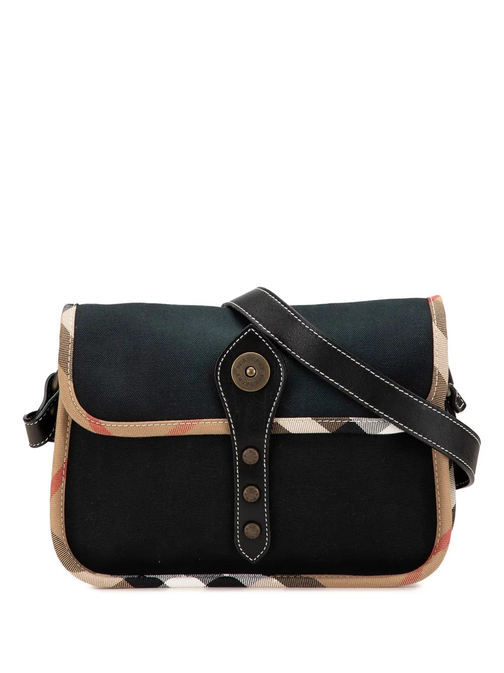 Burberry Pre-Owned 2000-2017 Nova Check Trimmed Canvas crossbody bag | Black | Image 1