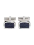 BOSS logo-engraved cufflinks - Silver