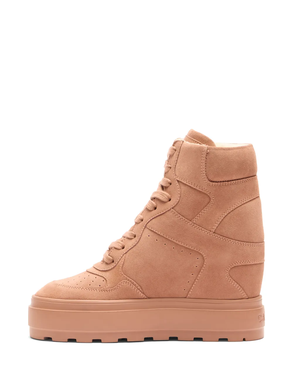 Casadei wedge-heel panelled sneakers Oranje