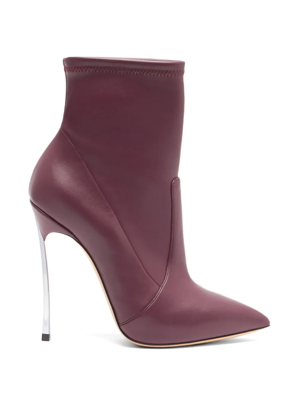 Casadei Blade pointed-toe ankle boots - Red