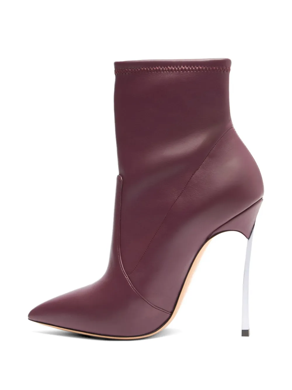 Casadei Blade pointed-toe ankle boots Rood