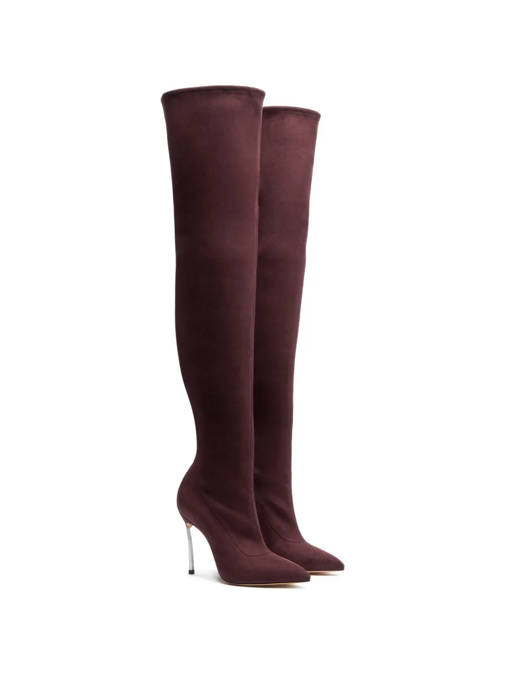 Casadei Blade over-the-knee boots Rood