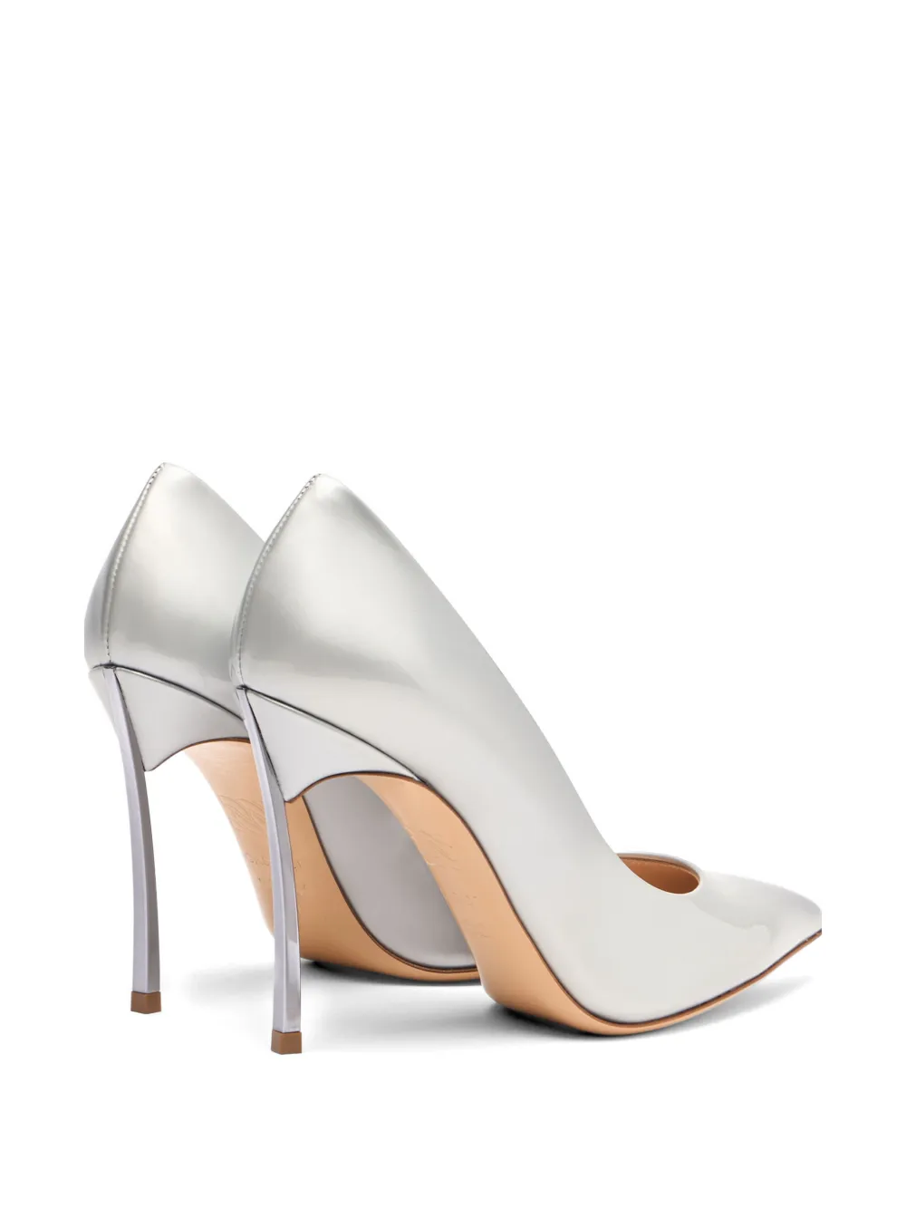 Casadei Samurai Blade pointed-toe pumps Zilver