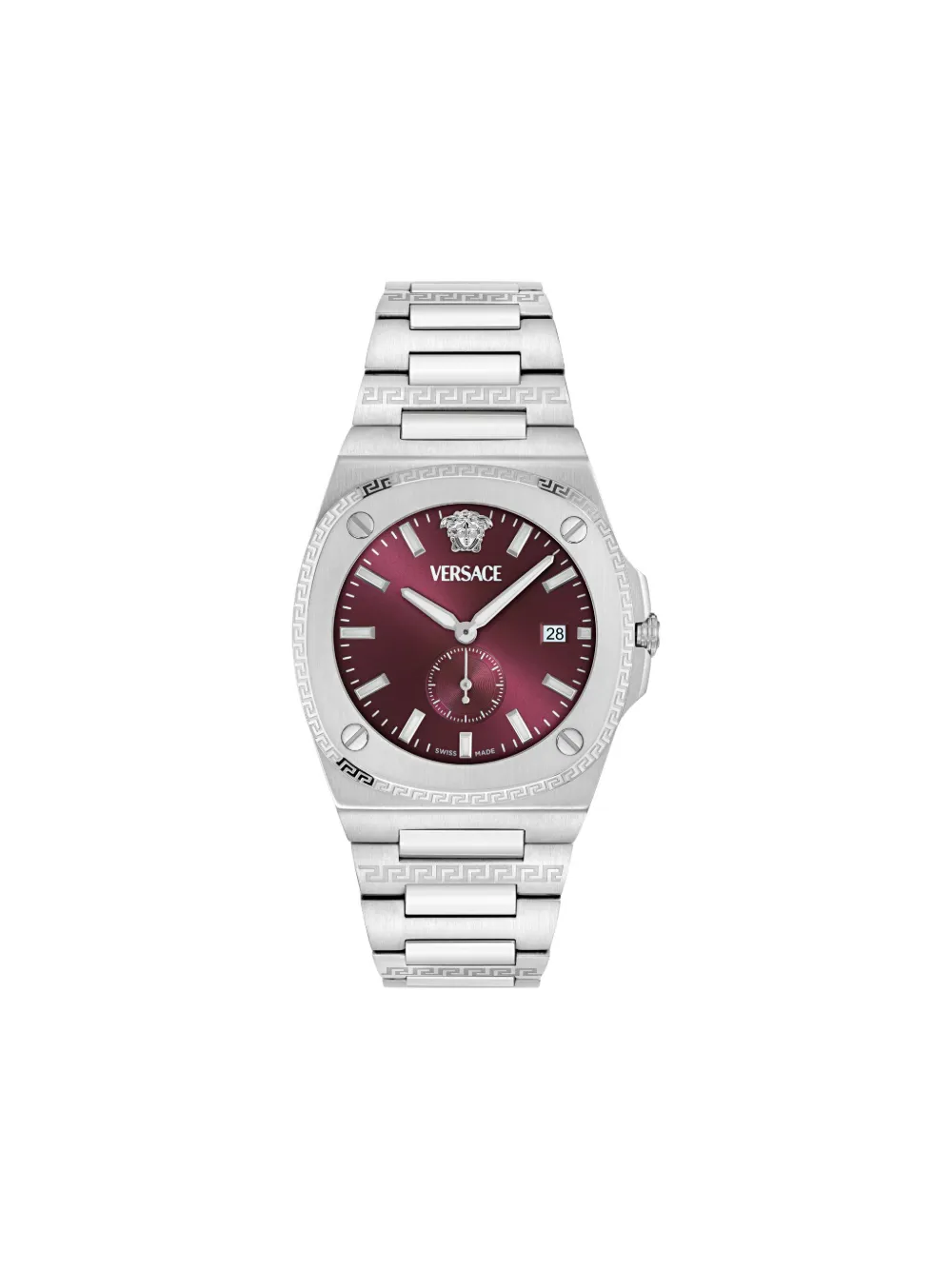 Versace Antares Greek Key 40mm - Rosso