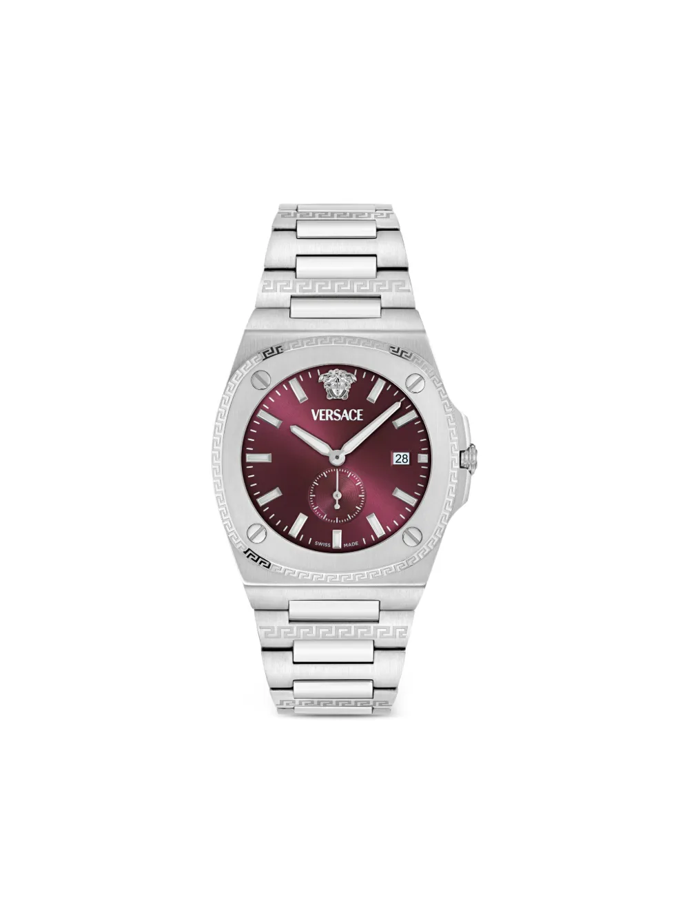 Versace Antares Greek Key 40mm | Red | Image 1