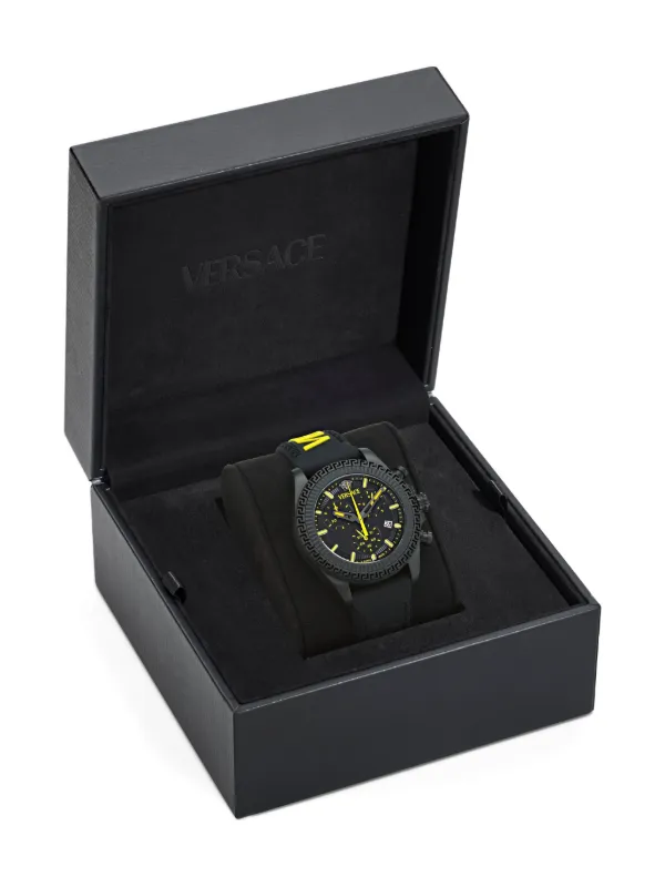 Versace Relógio Versace Fornax De 43mm | Preto | FARFETCH BR