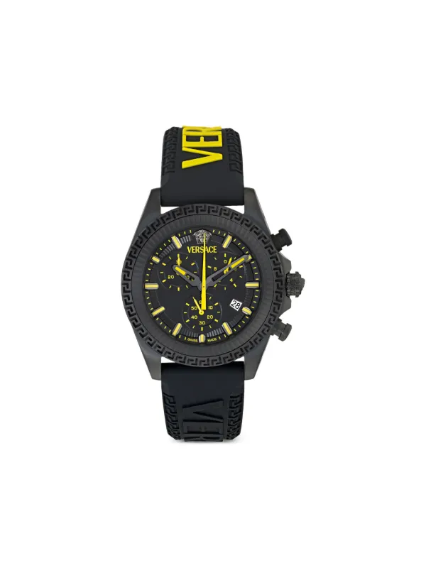 Versace Relógio Versace Fornax De 43mm | Preto | FARFETCH BR