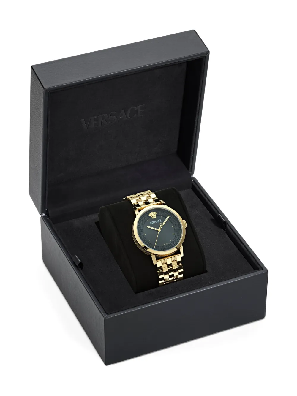 Versace Stainless Steel 40mm In Gold