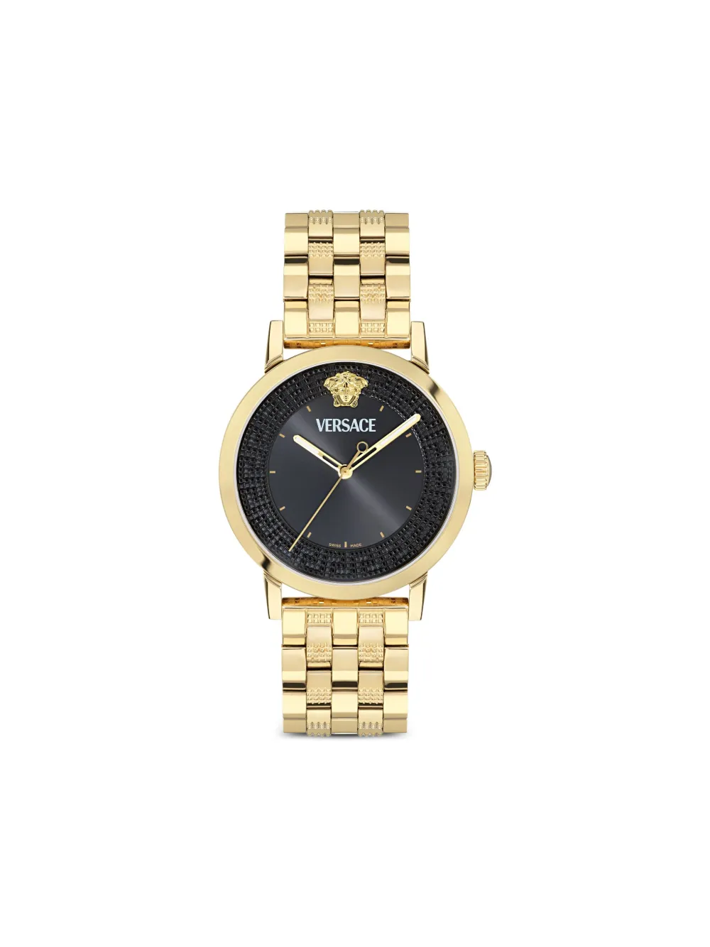 Versace Stainless Steel 40mm In Gold