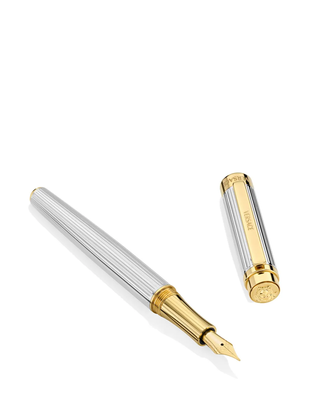 Versace Fountain Pen In Silver