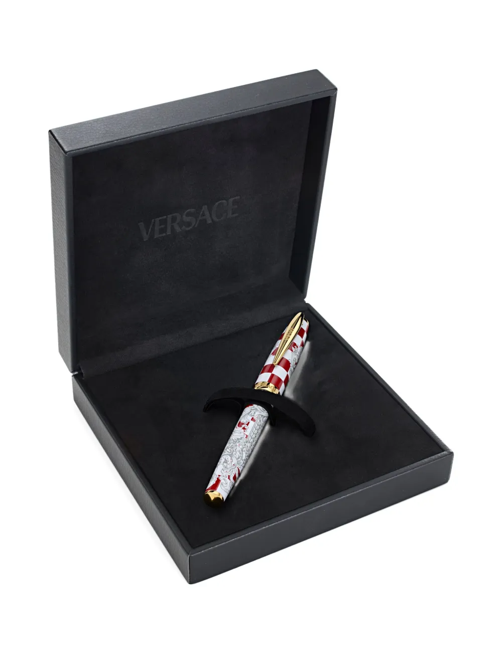 Versace Roller Baroque チェック ペン In Multi