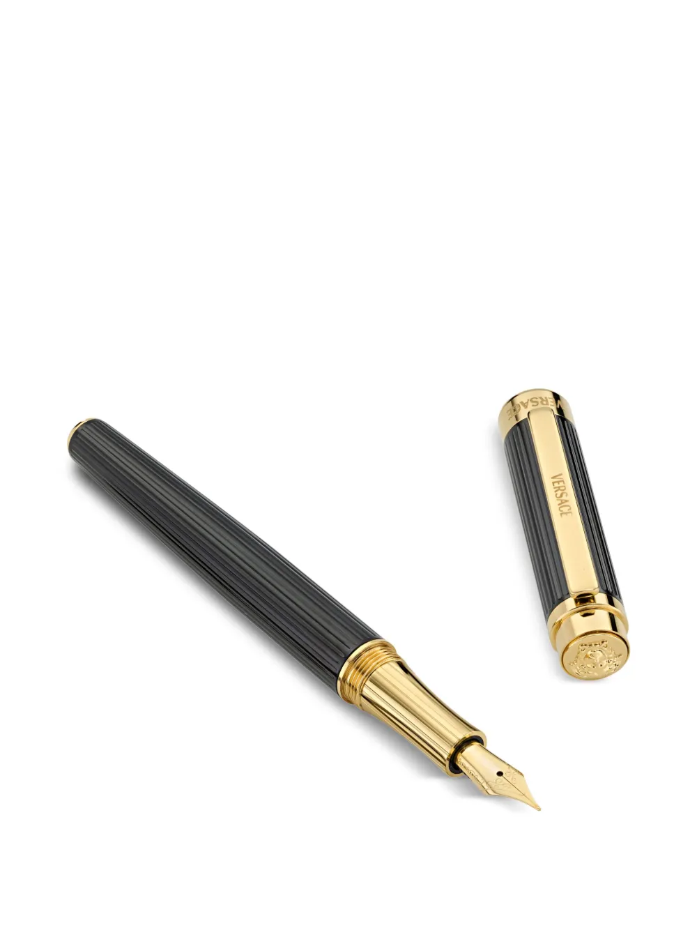 Versace Fountain Pen In Black