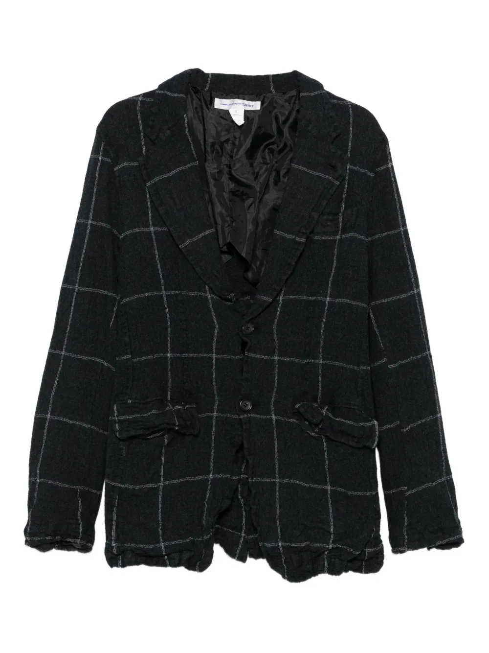 Comme Des Garçons Shirt checked blazer | Grey | Image 1