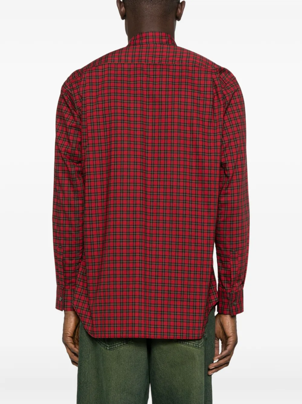 Comme Des Garçons Shirt Geruit overhemd Rood