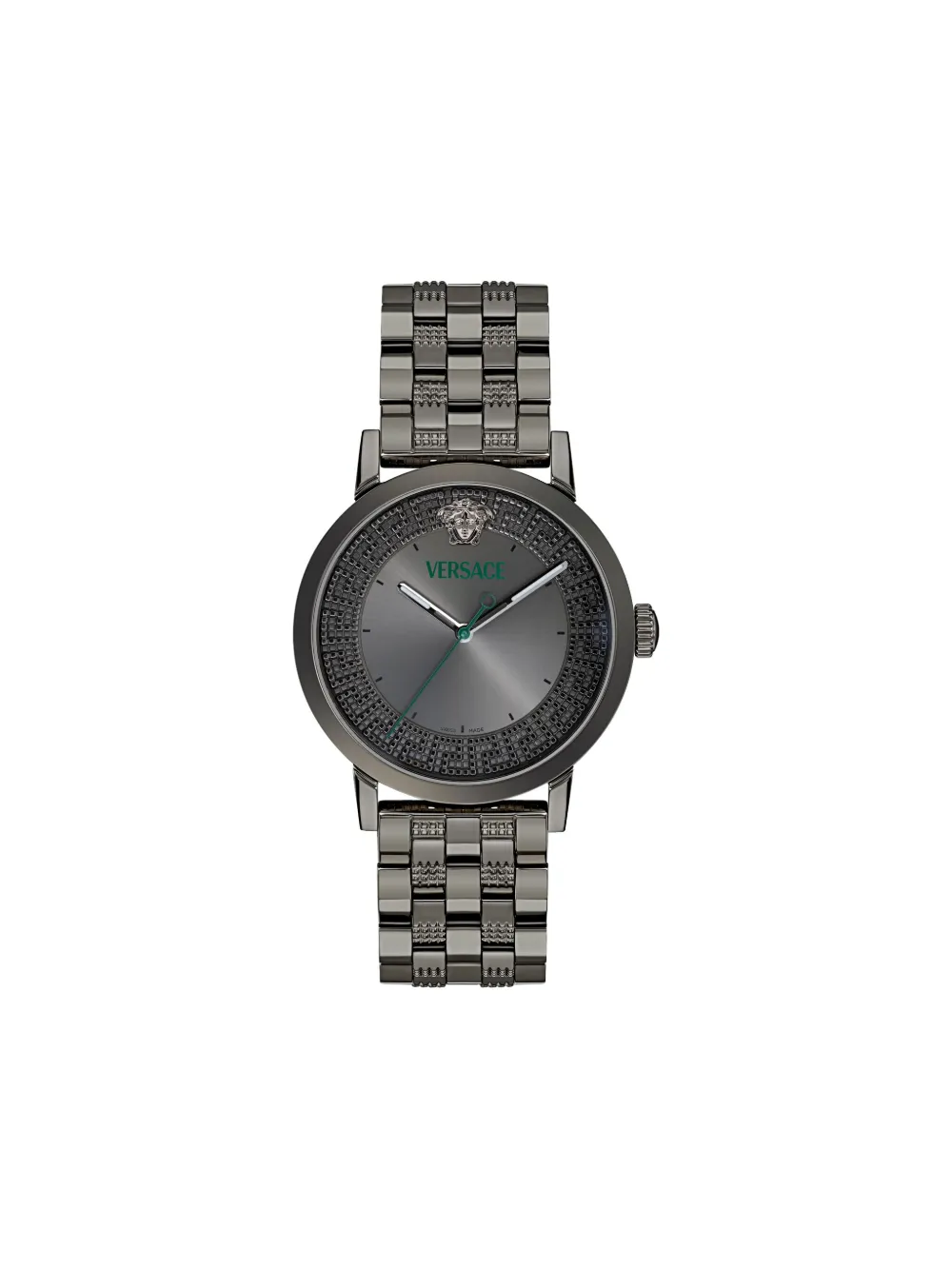 Versace Modello con motivo Greca 40MM - Grigio