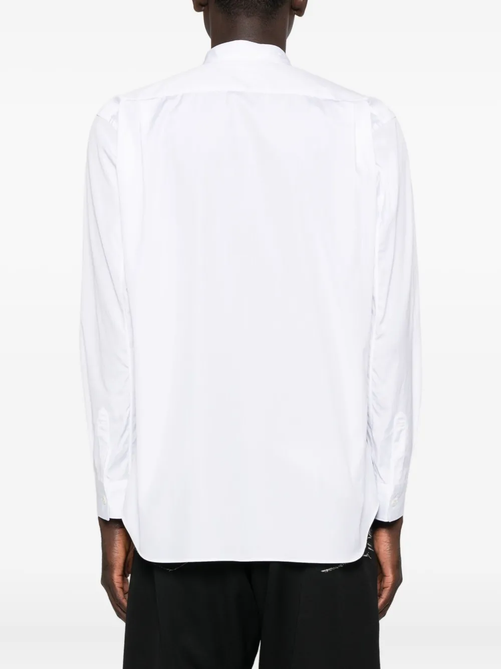 Comme Des Garçons Shirt Overhemd met bloemenprint Wit