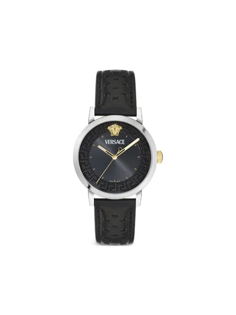 Versace reloj de 40mm en acero inoxidable