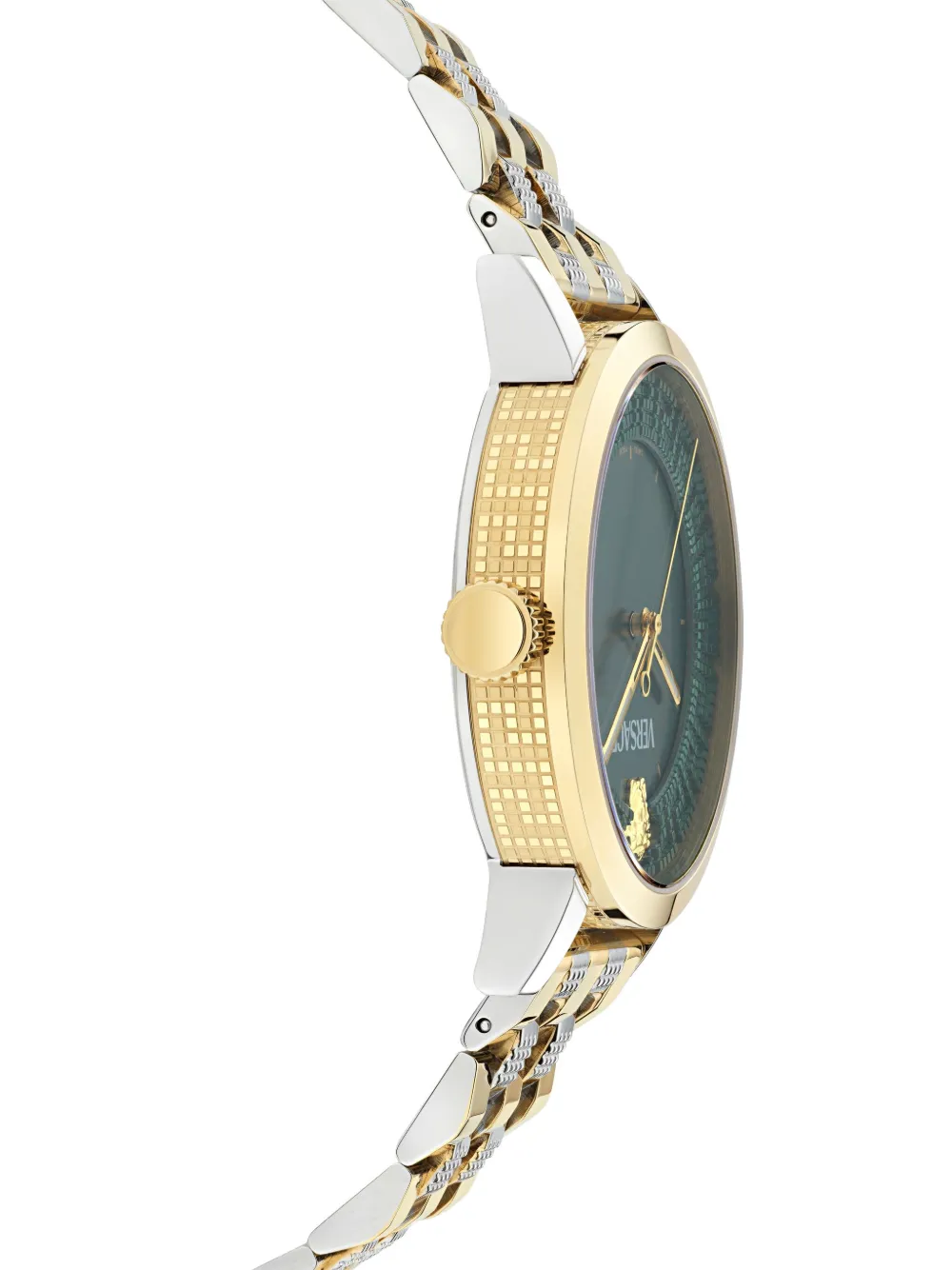 Versace Stainless Steel 40mm In Green