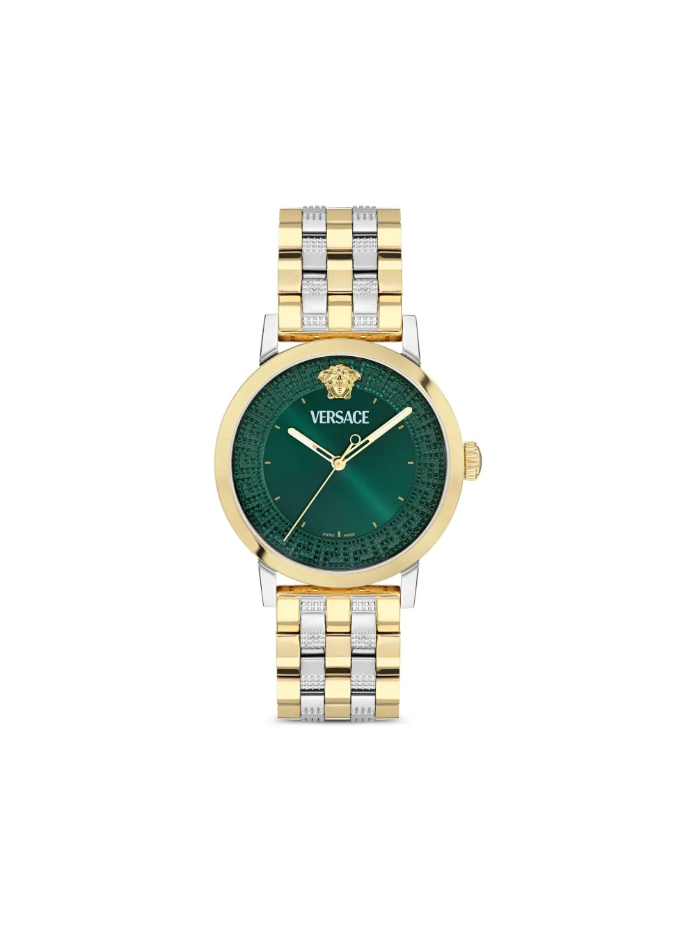 Versace Stainless Steel 40mm In Green