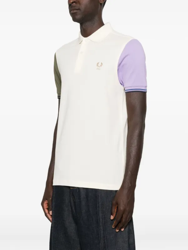 Comme Des Garçons Shirt x Fred Perry カラーブロック ポロシャツ