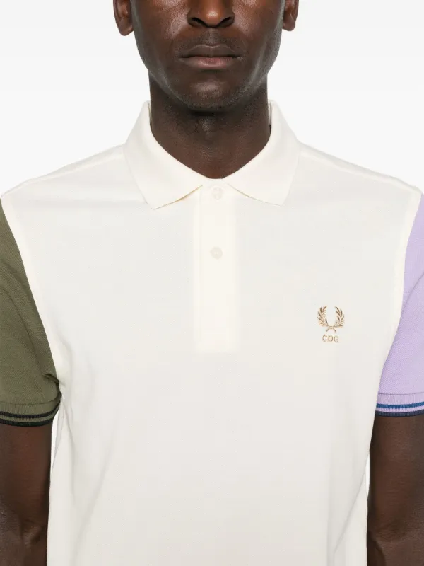 Comme Des Garçons Shirt x Fred Perry カラーブロック ポロシャツ