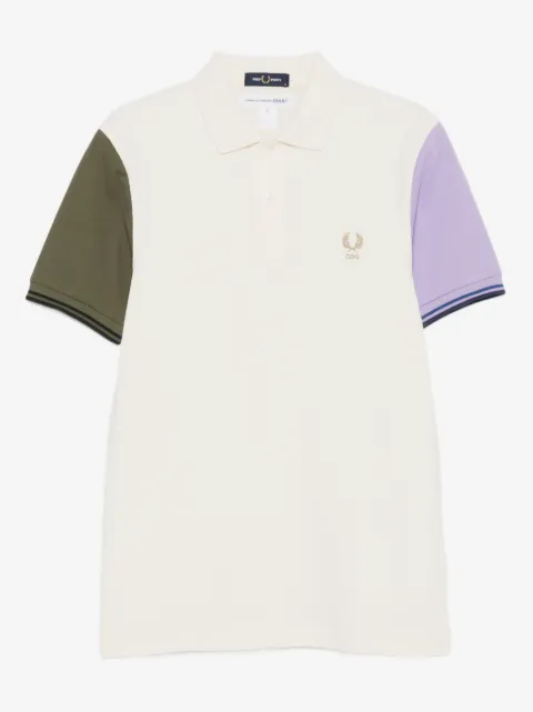 Comme Des Garçons Shirt playera tipo polo con diseño color block en colaboración con Fred Perry