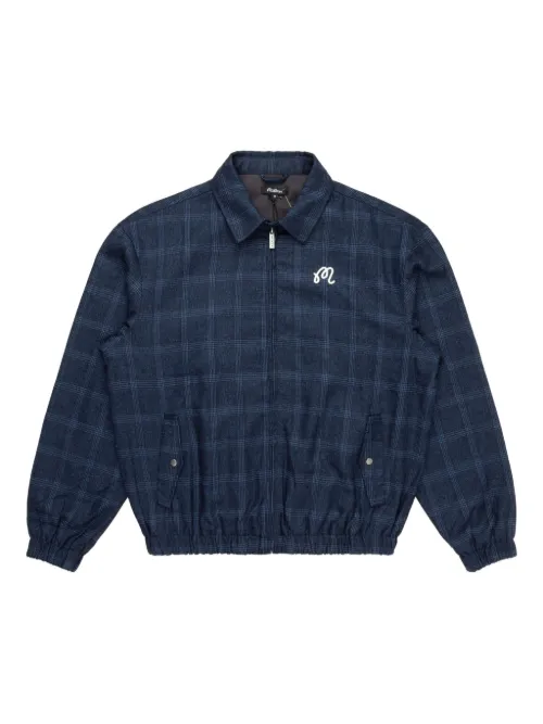 Veste zippée à motif tartan - Malbon Golf - Modalova